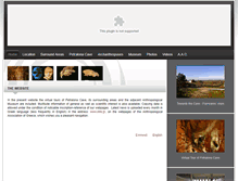 Tablet Screenshot of petralona-cave.gr